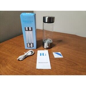 Portable Hydrogen Rich 420ml  Alkaline Water Ionizer Generator Bottle Cup ~ Mug